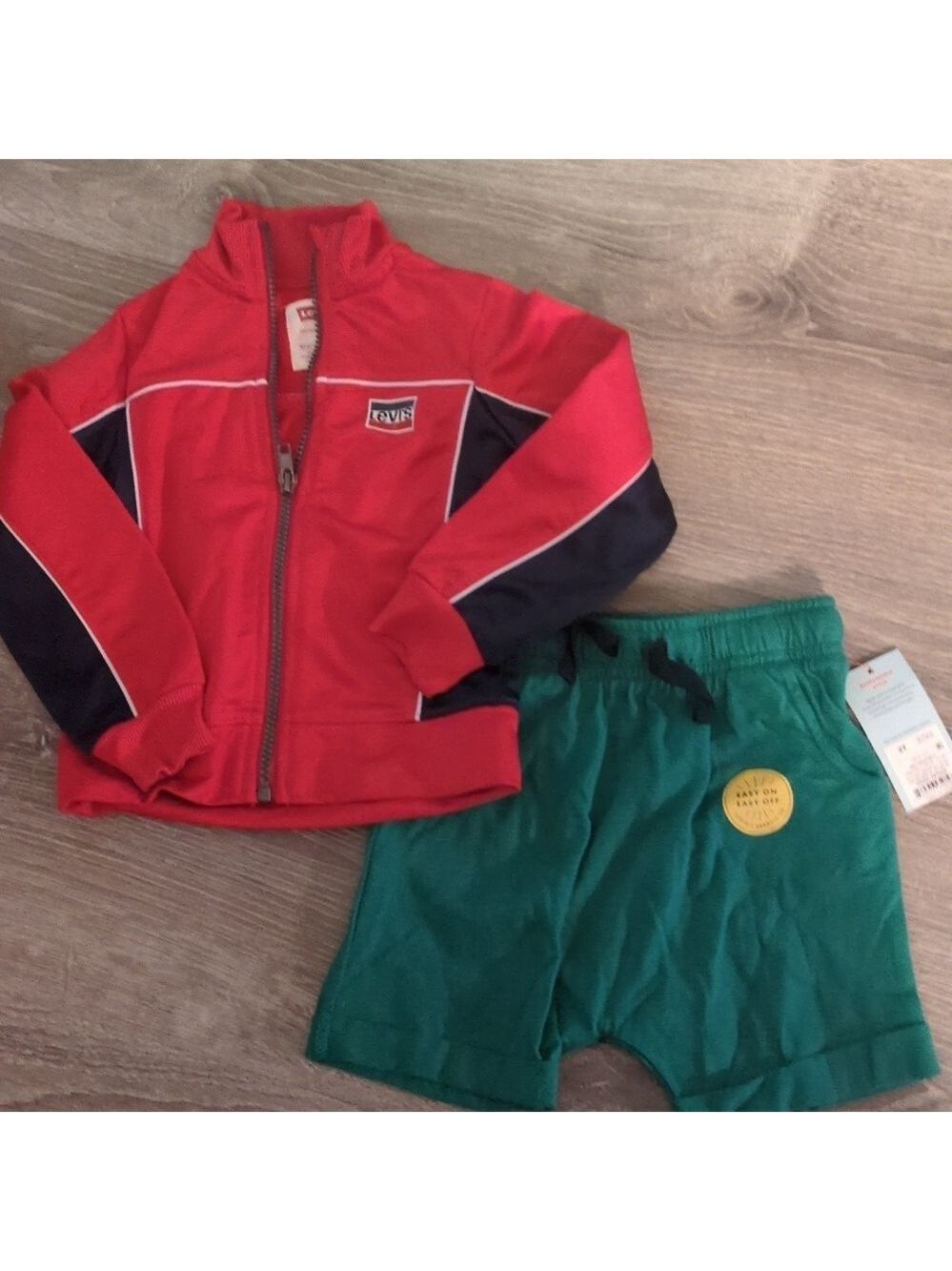 Levi's Track Jacket And Cat & Jack Shorts Soze 2T